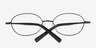 Fremont Black MetalEyeglass Frames from EyeBuyDirect, Closed View