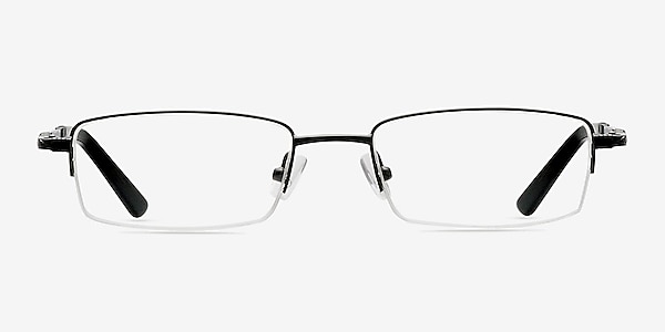 Micki Black Metal Eyeglass Frames