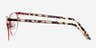 Amy Red MetalEyeglass Frames from EyeBuyDirect, Side View