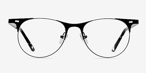 Amy Black Metal Eyeglass Frames