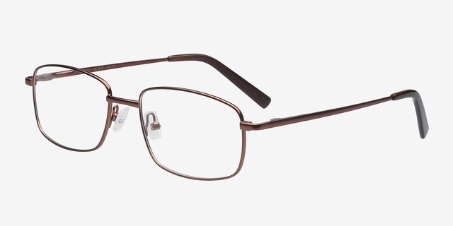 Bryce Brown MetalEyeglass Frames from EyeBuyDirect, Angle View
