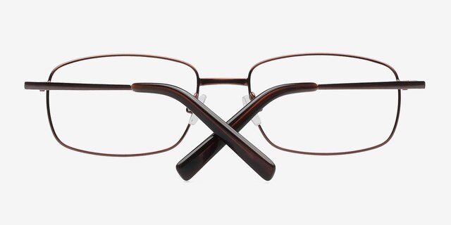 Bryce Brown MetalEyeglass Frames from EyeBuyDirect, Closed View
