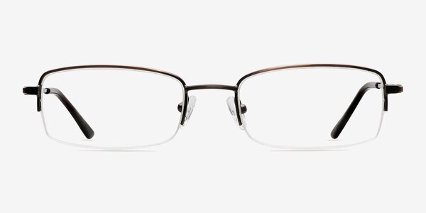 Brenton Brun Métal Montures de lunettes de vue