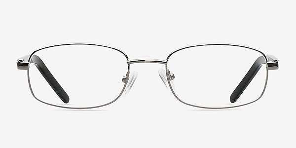 Bridger Gunmetal Metal Eyeglass Frames