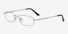 Chelsea Silver MetalEyeglass Frames from EyeBuyDirect, Angle View