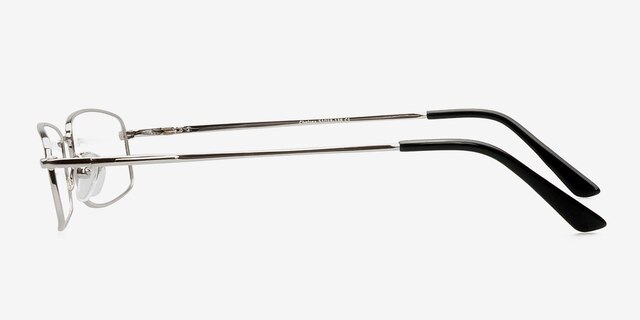 Chelsea Silver MetalEyeglass Frames from EyeBuyDirect, Side View