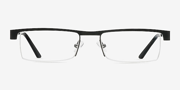 Brycen Black Metal Eyeglass Frames