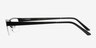 Brycen Black MetalEyeglass Frames from EyeBuyDirect, Side View
