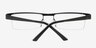 Brycen Black MetalEyeglass Frames from EyeBuyDirect, Closed View