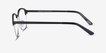 Berkeley Black MetalEyeglass Frames from EyeBuyDirect, Side View