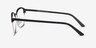 Berkeley Black MetalEyeglass Frames from EyeBuyDirect, Side View
