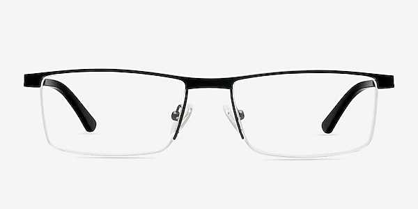 Gene Black Metal Eyeglass Frames
