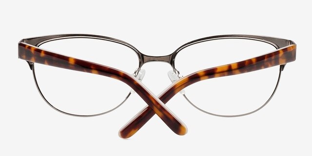 Sapphire Brown MetalEyeglass Frames from EyeBuyDirect, Closed View