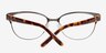 Sapphire Brown MetalEyeglass Frames from EyeBuyDirect, Closed View