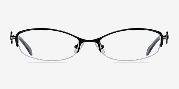Milan  Black  Metal Eyeglass Frames