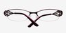 Laura Purple MetalEyeglass Frames from EyeBuyDirect, Closed View