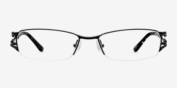 Goshia Black Metal Eyeglass Frames