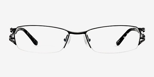 Goshia Black Metal Eyeglass Frames