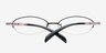 Mayan Black MetalEyeglass Frames from EyeBuyDirect, Closed View