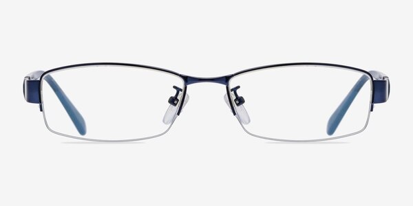 Annet  Navy  Metal Eyeglass Frames