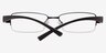 Athens Navy MetalEyeglass Frames from EyeBuyDirect, Closed View