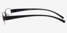 Athens Black MetalEyeglass Frames from EyeBuyDirect, Side View