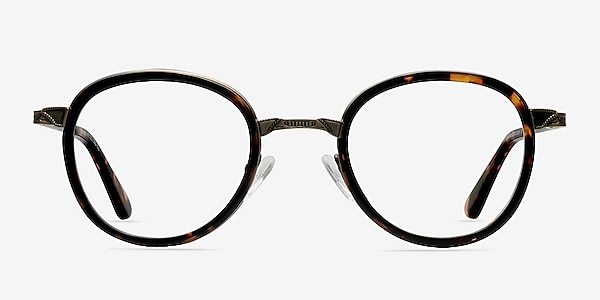 Bourgeois Tortoise Metal Eyeglass Frames