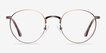 Fitzgerald Bronze MetalEyeglass Frames from EyeBuyDirect, Front View