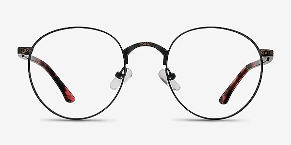Fitzgerald Matte Black and Tortoise Metal Eyeglass Frames