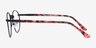 Fitzgerald Black MetalEyeglass Frames from EyeBuyDirect, Side View