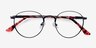 Fitzgerald Black MetalEyeglass Frames from EyeBuyDirect, Closed View
