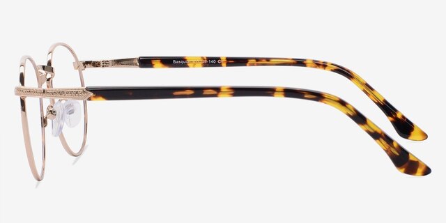 Basquiat Tortoise MetalEyeglass Frames from EyeBuyDirect, Side View
