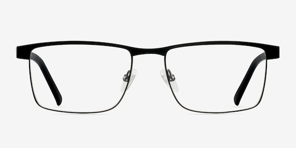 Time Square Black Metal Eyeglass Frames
