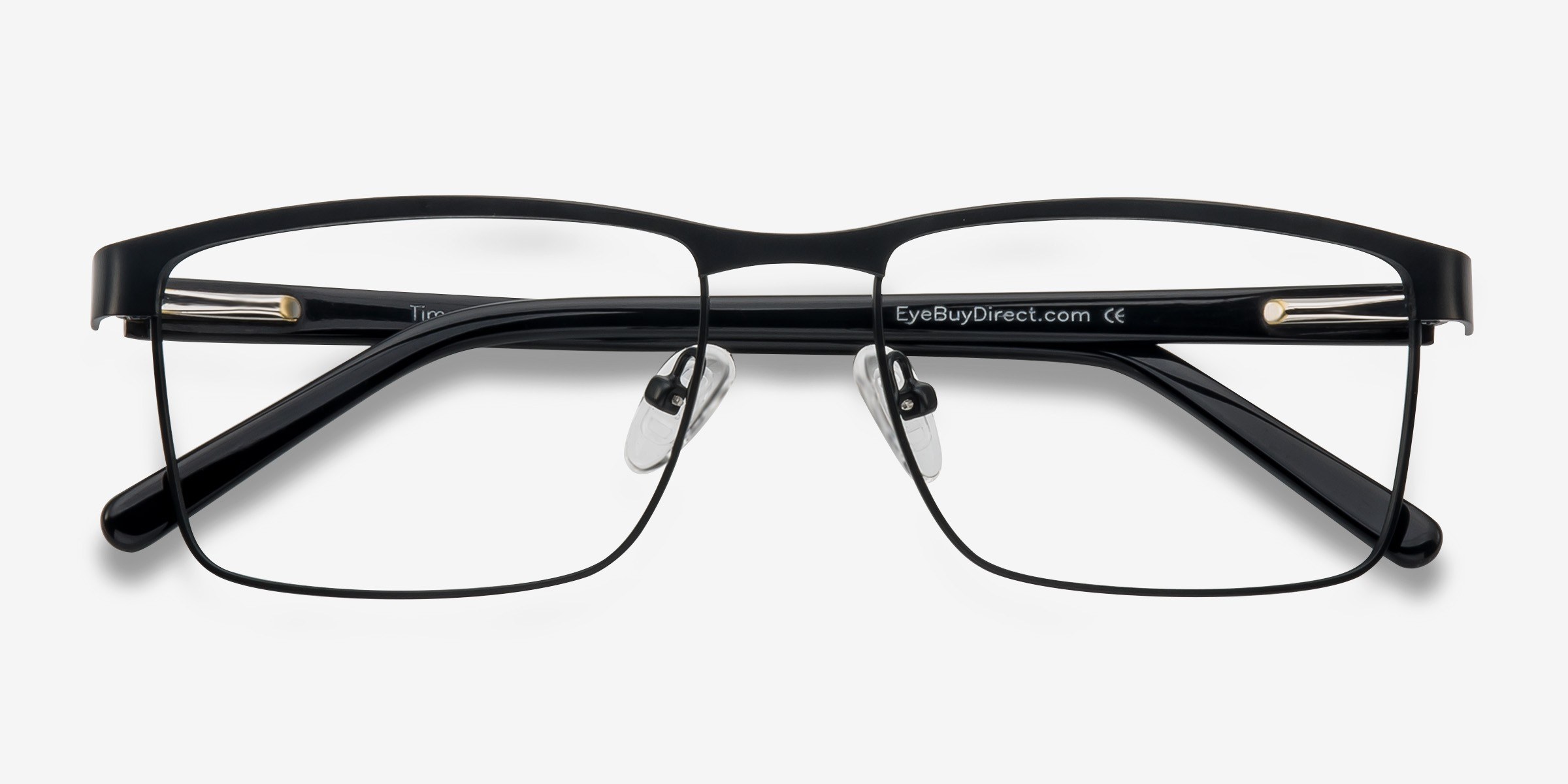 Time Square Rectangle Black Glasses For Men Eyebuydirect Canada 