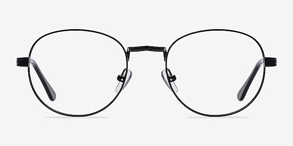 Belleville Matte Black  Metal Eyeglass Frames