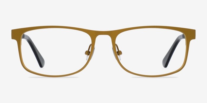 Assembly Yellow Metal Eyeglass Frames from EyeBuyDirect