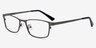 Bradford Gunmetal MetalEyeglass Frames from EyeBuyDirect, Angle View