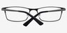 Bradford Gunmetal MetalEyeglass Frames from EyeBuyDirect, Closed View