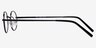 Arthur Black MetalEyeglass Frames from EyeBuyDirect, Side View