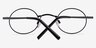 Arthur Black MetalEyeglass Frames from EyeBuyDirect, Closed View
