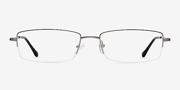 Minneapolis Gunmetal Metal Eyeglass Frames
