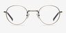 Amsterdam Bronze MetalEyeglass Frames from EyeBuyDirect, Front View
