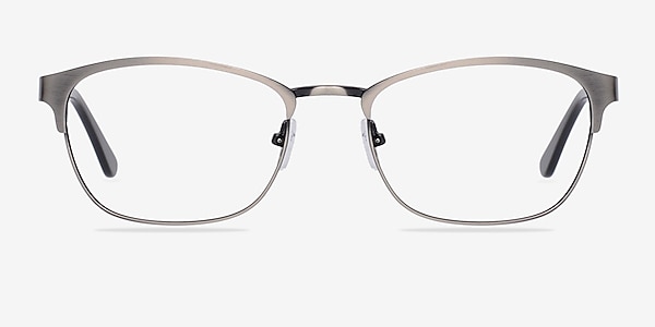 Upper East Gunmetal Metal Eyeglass Frames