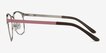 Dancer Pink & Silver MetalEyeglass Frames from EyeBuyDirect, Side View