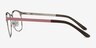 Dancer Pink & Silver MetalEyeglass Frames from EyeBuyDirect, Side View
