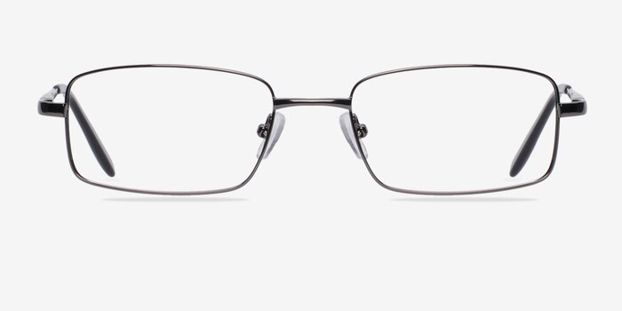 Oakland Gunmetal Metal Eyeglass Frames from EyeBuyDirect