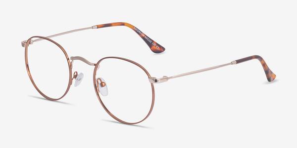 Brown Golden Daydream -  Metal Eyeglasses