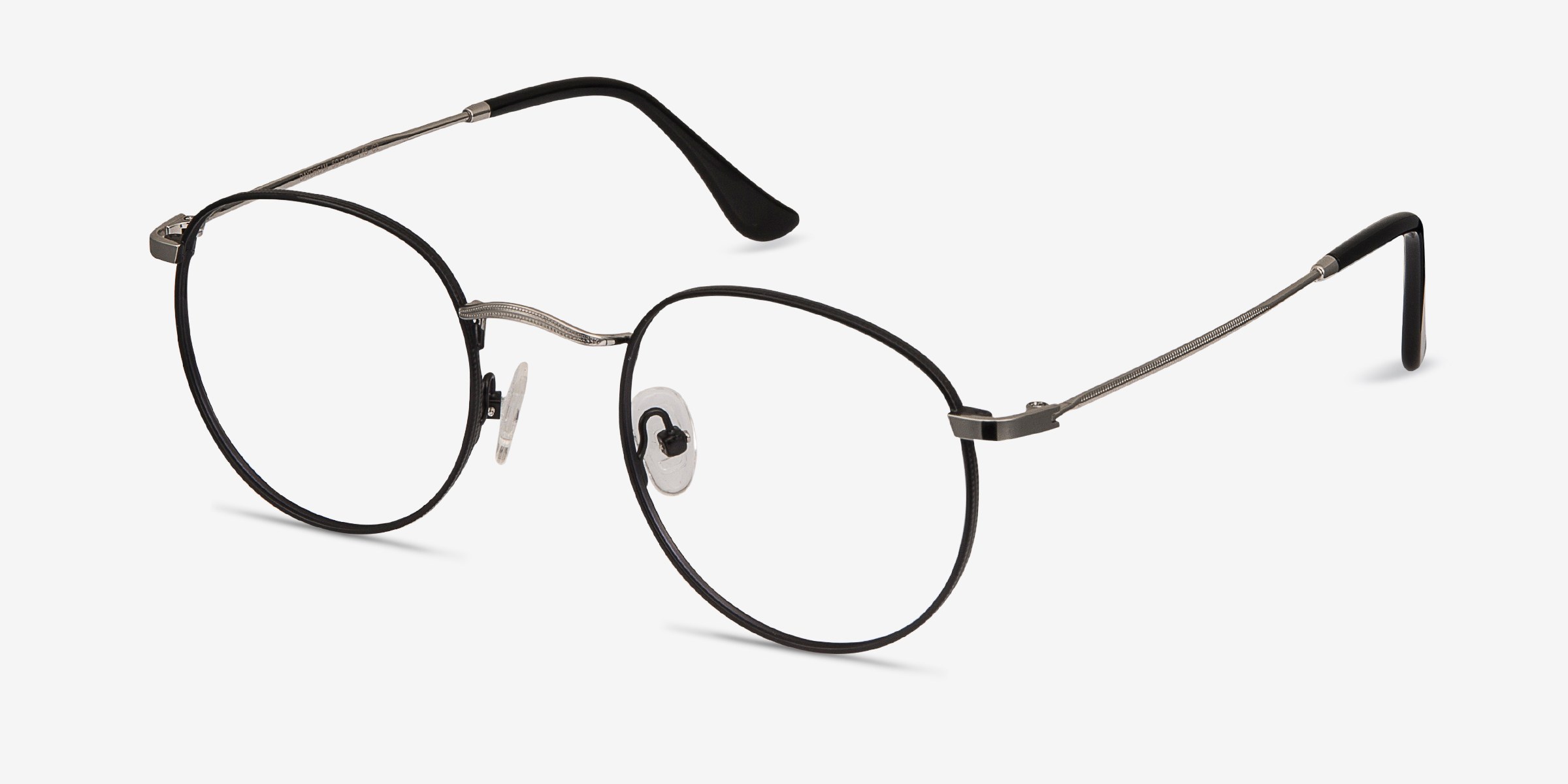 Daydream Round Black Silver Full Rim Eyeglasses | Eyebuydirect