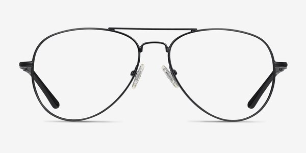 Nantes Noir Métal Montures de lunettes de vue