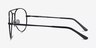 Nantes Black MetalEyeglass Frames from EyeBuyDirect, Side View